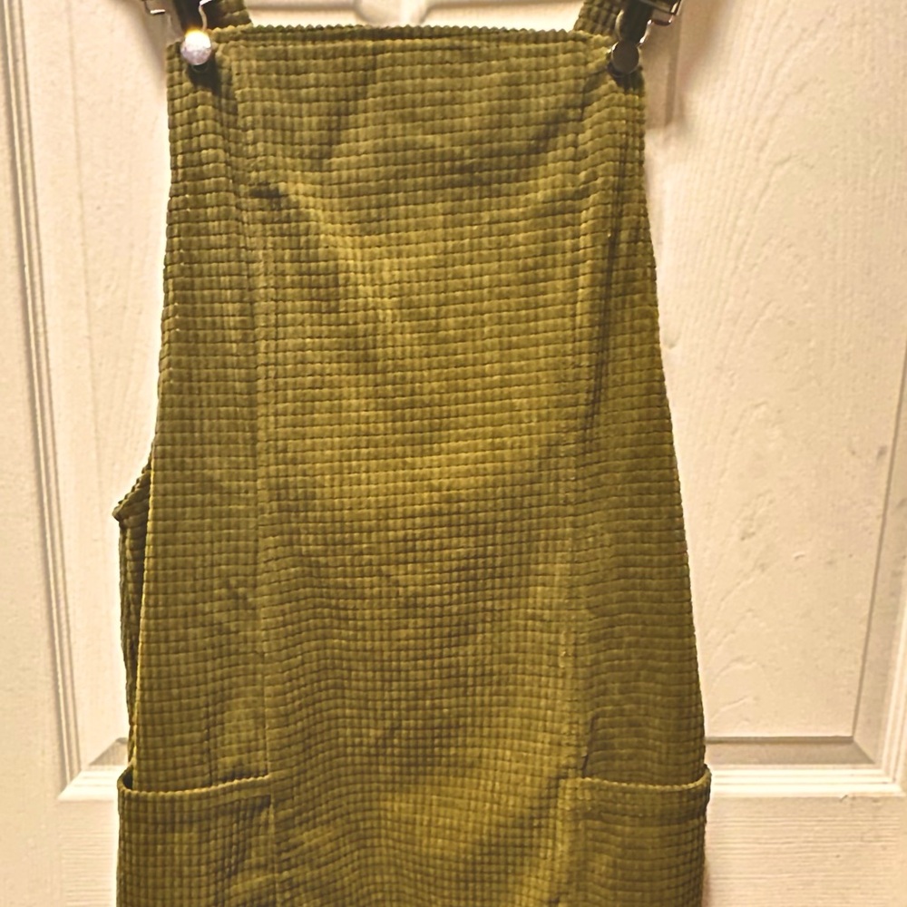 Free People Olive Corduroy knee length Dress